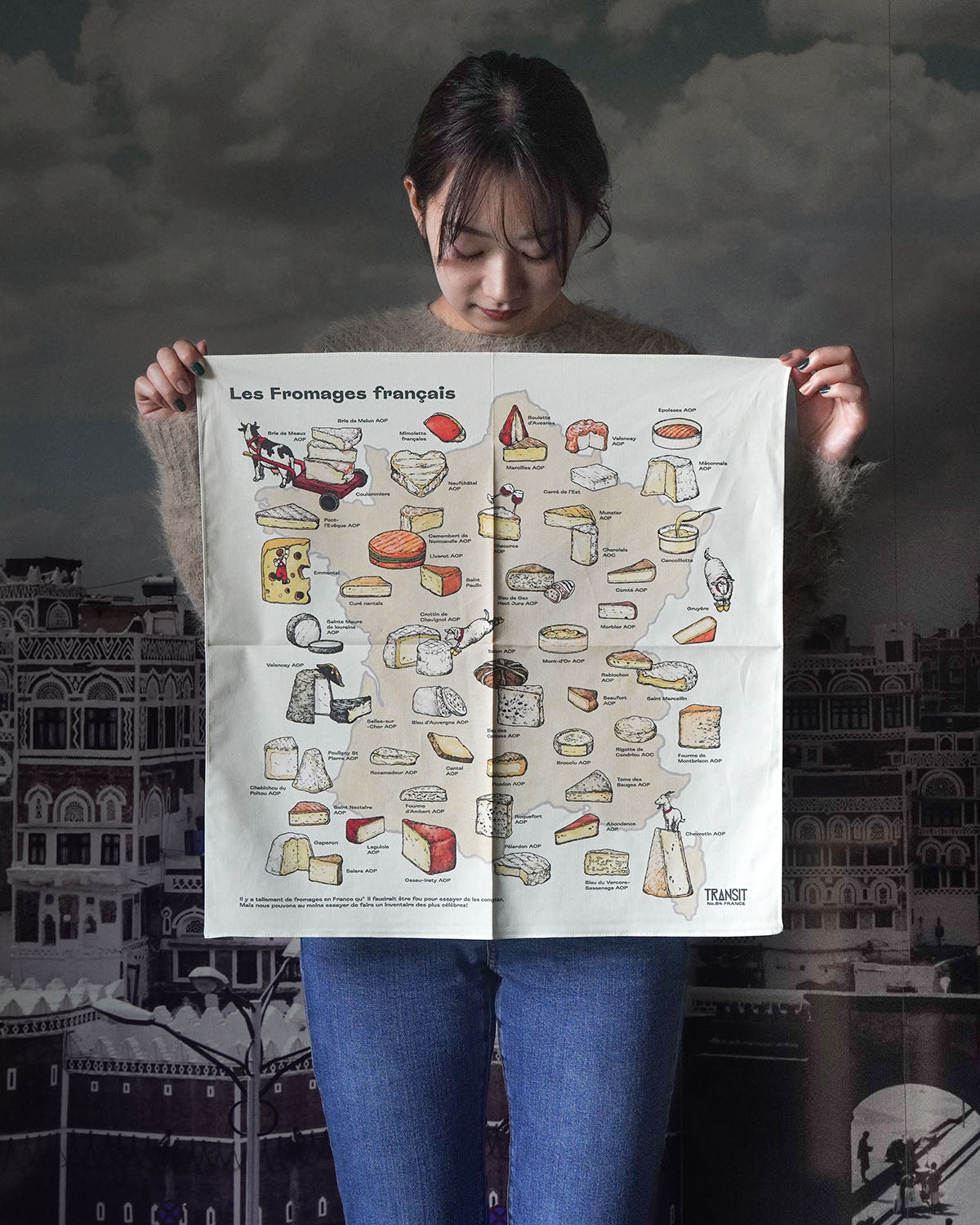 TRANSIT FRANCE Cheese Bandana