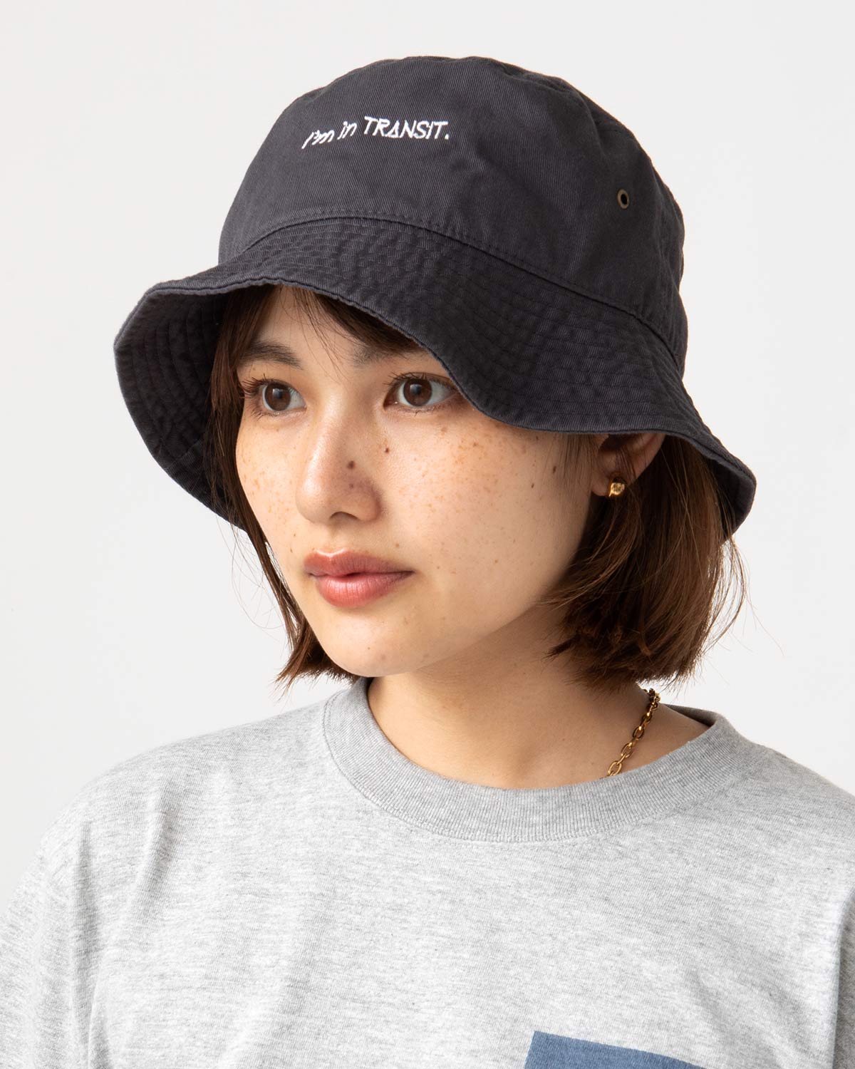 TRANSIT Bucket Hat(Charcoal)