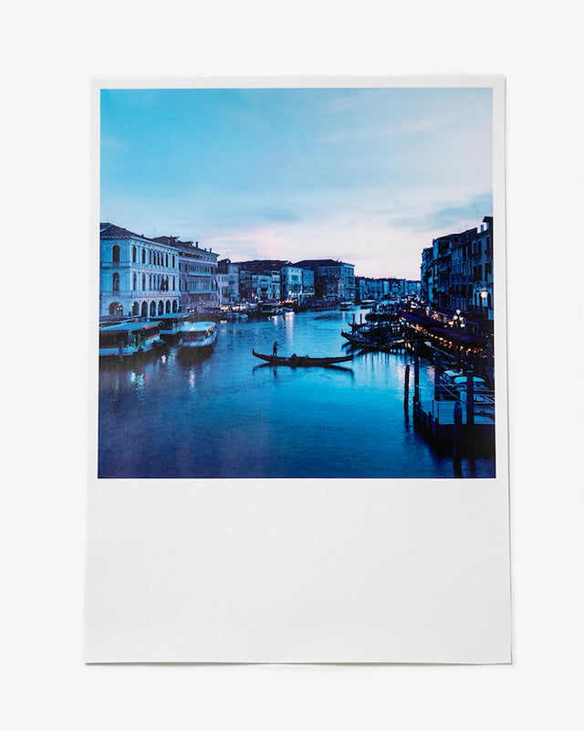 B3 Poster(Dusk on the Grand Canal)/ photo by 在本彌生