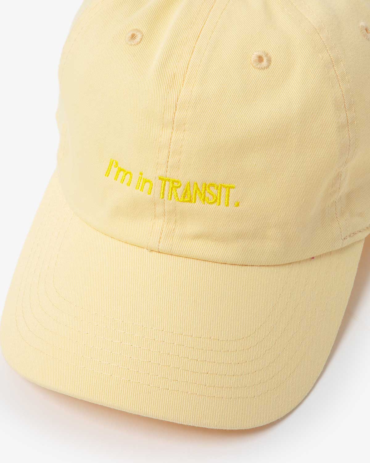 TRANSIT Cap  Light Yellow（I'm in TRANSIT）