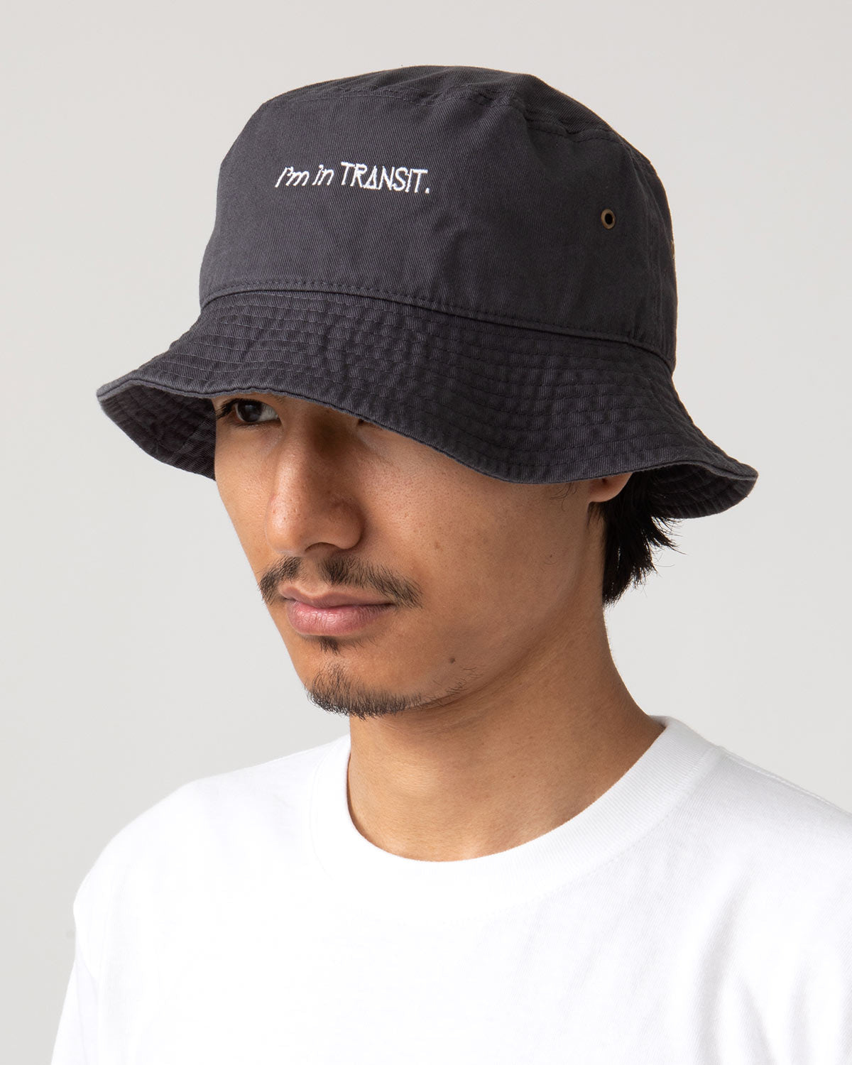 TRANSIT Bucket Hat（Charcoal）