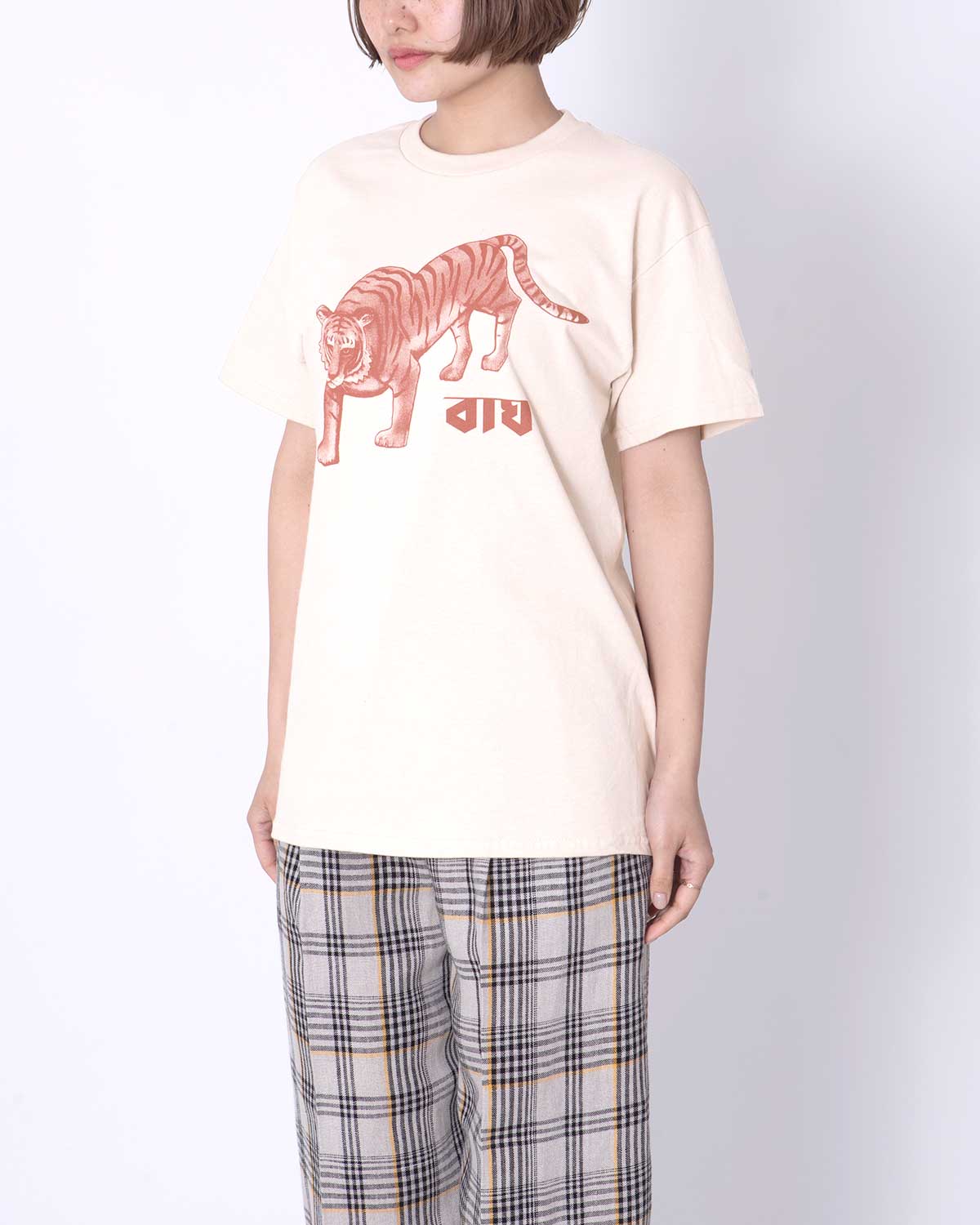 T-shirts Light Beige（Bengal Tiger）
